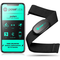 Powr Labs Heart Rate Monitor: Train Smarter, Achieve More! Accurate Chest Strap for Running & Cycling