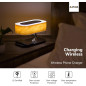 Lampe de Chevet Masdio : Haut-Parleur Bluetooth, Charge Sans Fil, Lumière Ambiante Parfaite Lampe de Chevet Masdio : Haut-Parleur Bluetooth, Charge Sans Fil, Lumière Ambiante Parfaite