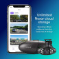 Nexar Pro Dual Dash Cam: Drive Safer with Front & Interior Recording - Free Cloud Backup