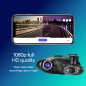 Nexar Pro Dual Dash Cam: Drive Safer with Front & Interior Recording - Free Cloud Backup