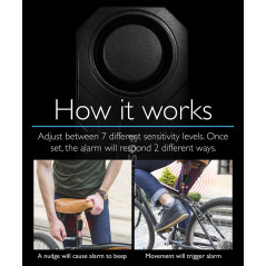 Fosmon Anti-Theft Bike Alarm: Secure Your Ride with 113dB Siren