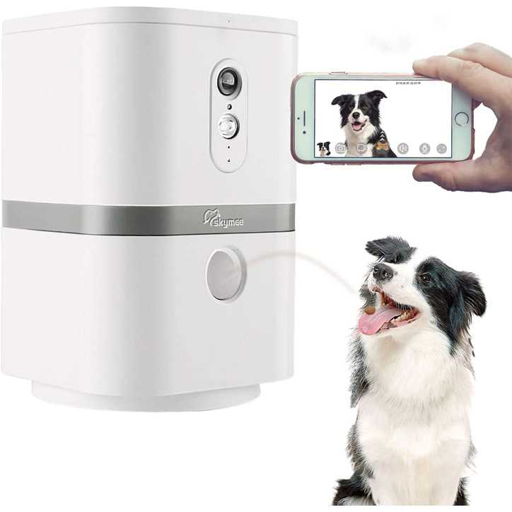 SKYMEE Petalk AI II: Caméra Connectée avec Distributeur de Friandises - Restez Connecté à Votre Chien! SKYMEE Petalk AI II: Caméra Connectée avec Distributeur de Friandises - Restez Connecté à Votre Chien!