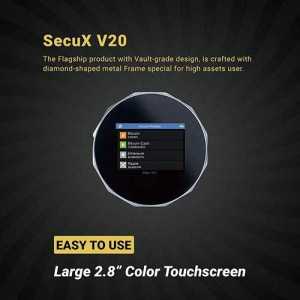 SecuX V20 Crypto Hardware Wallet: Military-Grade Security for Your Digital Assets