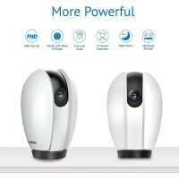 LaView Caméra WiFi 1080P HD (Pack de 2) : Sécurité Intérieure Totale + Audio Bidirectionnel & SD 32GB Gratuites!