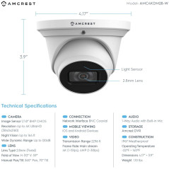 Amcrest 4K UltraHD Outdoor Security Camera: Crystal-Clear Surveillance