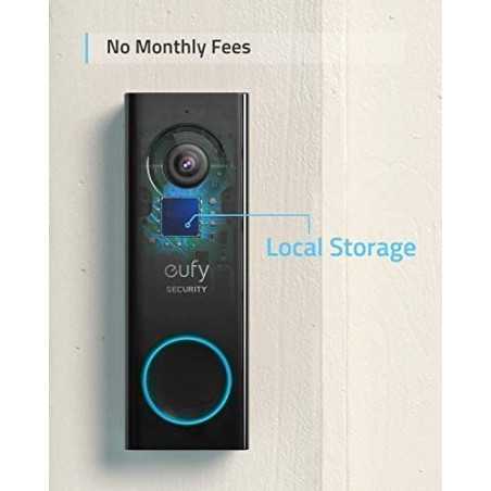 Eufy 2K Video Doorbell: See Every Detail, Protect Your Home, No Monthly Fees!
