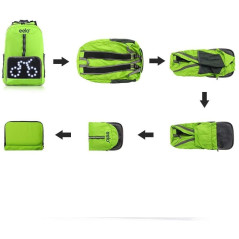 eelo Cyglo: LED Cycling Backpack for Ultimate Visibility & Safety