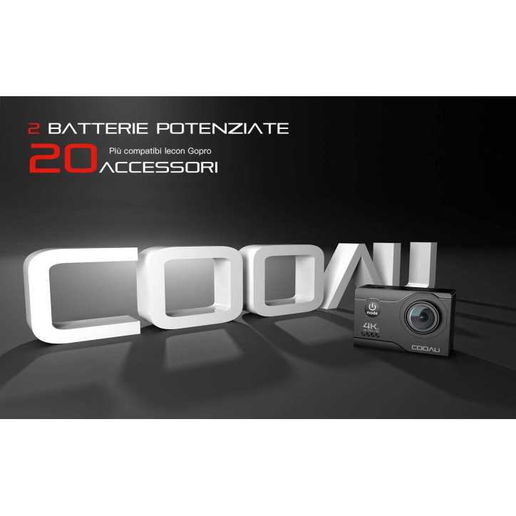 COOAU Caméra dAction 4K: Capturez lAventure avec Stabilisation & Kit Sous-Marin! COOAU Caméra dAction 4K: Capturez lAventure avec Stabilisation & Kit Sous-Marin!