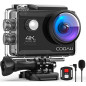 COOAU Caméra dAction 4K: Capturez lAventure avec Stabilisation & Kit Sous-Marin! COOAU Caméra dAction 4K: Capturez lAventure avec Stabilisation & Kit Sous-Marin!
