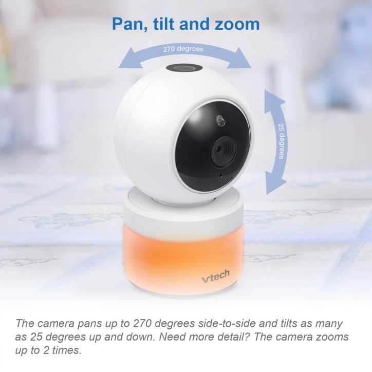 VTech VM5463-2 : Moniteur Bébé Vidéo 5 avec Projection Étoilée et Berceuses - Veille sur le Sommeil de Bébé! VTech VM5463-2 : Moniteur Bébé Vidéo 5 avec Projection Étoilée et Berceuses - Veille sur le Sommeil de Bébé!