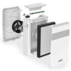 Alps Technologies XL Air Purifier: Breathe Clean, Live Healthy - HEPA, Carbon, Ionizer
