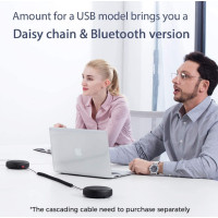 eMeet Luna Conference Speakerphone: Crystal Clear Audio for Home & Office Meetings