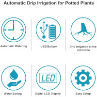 Landrip Automatic Plant Watering System: Never Worry About Balcony Plants Again!