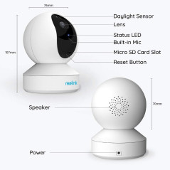 Reolink E1 Pro, the pack of 2 cameras
