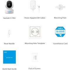 Reolink E1 Pro, the pack of 2 cameras