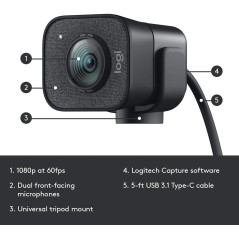 Logitech StreamCam, the webcam for better image quality