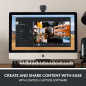 Logitech StreamCam: Full HD 1080p Streaming Webcam with Auto-Focus - Elevate Your Content!