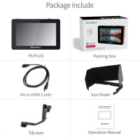 FEELWORLD F6 Plus: Moniteur Tactile 5.5 4K pour Caméra DSLR - Précision et Contrôle!