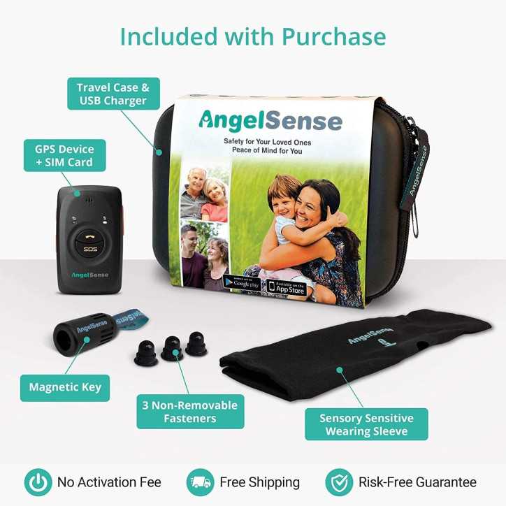 AngelSense Gardien GPS: Sécurité et Tranquillité dEsprit pour les Ainés et Personnes Atteintes de Démence AngelSense Gardien GPS: Sécurité et Tranquillité dEsprit pour les Ainés et Personnes Atteintes de Démence