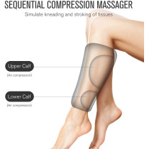 FIT KING Leg Massager: Relieve Pain & Boost Circulation - Adjustable Air Compression Therapy