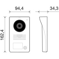 VIMAR Video Door Phone: 7-inch LCD, Smartphone Control, Enhanced Security - Never Miss a Visitor!