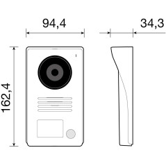 VIMAR Video Door Phone: 7-inch LCD, Smartphone Control, Enhanced Security - Never Miss a Visitor!