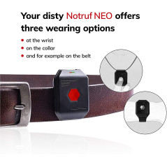 DistyNotruf Neo, the SOS device for dependent people