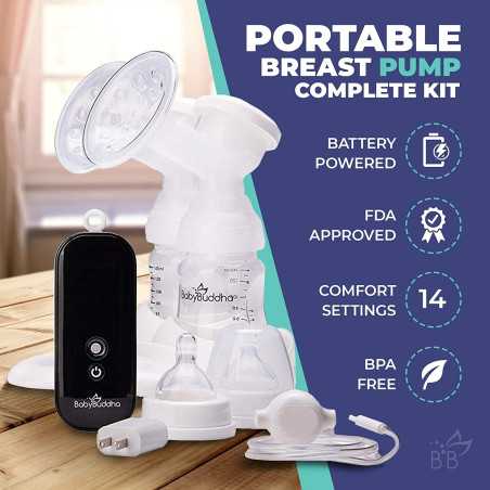 BabyBuddha: Tire-Lait Électrique Portable - Allaitement Facile & Mains Libres!