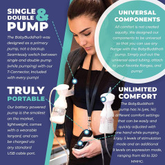 BabyBuddha, the ergonomic breast pump