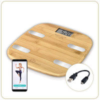 Fitdays Connect Bambou, the rechargeable scale