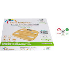 Fitdays Connect Bambou, the rechargeable scale