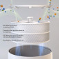 Avari AV-600 Air Purifier: Breathe Easy with Electrostatic Filtration - Perfect for Small Spaces