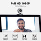 Vitade 1080p HD Webcam: Crystal-Clear Video, Noise-Canceling Mic, Perfect for Streaming & Video Calls!