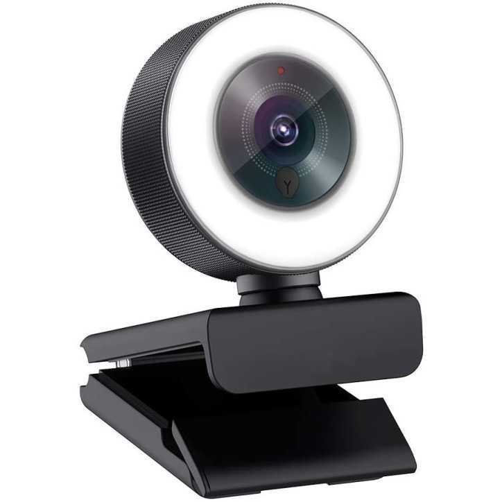 Angetube 1080p Webcam with Ring Light & Autofocus: Perfect for Streaming & Video Calls! Angetube 1080p Webcam with Ring Light & Autofocus: Perfect for Streaming & Video Calls!