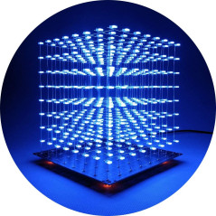 3D LED Cube Light Kit: DIY Animation Creation for Teens & Hobbyists
