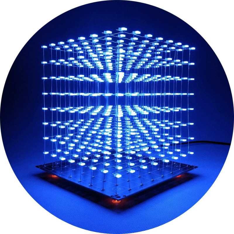 3D LED Cube Light Kit: DIY Animation Creation for Teens & Hobbyists