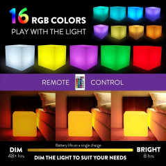 Mr.Go 16", le cube lumineux