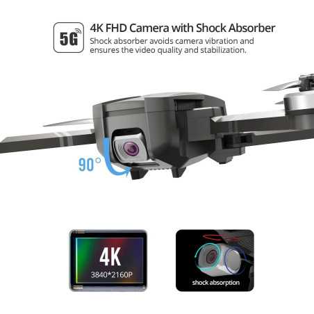 Holy Stone HS360S: Drone GPS 4K - Facile à Piloter, Portable, Images Époustouflantes!