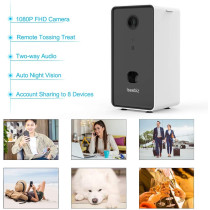 Iseebiz Pet Cam, la caméra distributeur