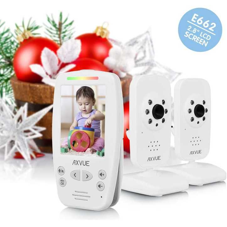 Moniteur Bébé AXVUE E662 : Vision Nocturne, Audio Bidirectionnel & Température – Votre Allié Sécurité! Moniteur Bébé AXVUE E662 : Vision Nocturne, Audio Bidirectionnel & Température – Votre Allié Sécurité!