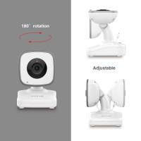 Axvue A242: Moniteur Bébé Vidéo Double Caméra - Vision Nocturne & Longue Portée!