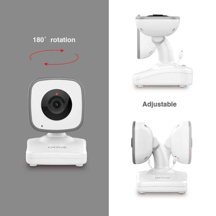 Axvue A242 Baby Monitor with Two Cameras: See & Hear Your Baby, Day or Night! Axvue A242 Baby Monitor with Two Cameras: See & Hear Your Baby, Day or Night!
