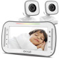 Axvue A242: Moniteur Bébé Vidéo Double Caméra - Vision Nocturne & Longue Portée! Axvue A242: Moniteur Bébé Vidéo Double Caméra - Vision Nocturne & Longue Portée!