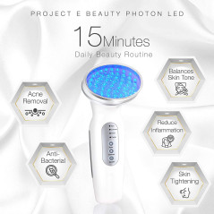 Project E PE012, la lumière bleue anti acné