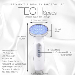 Project E PE012, the anti-acne blue light