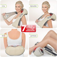 Donnerberg Shiatsu Neck & Back Massager: Deep Tissue Relief with Heat - 7 Year Warranty!