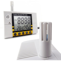 CO2 Monitor & Humidity Controller: NDIR Sensor, Ventilation Control - Breathe Easier!