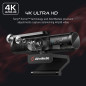 AVerMedia Live Streamer CAM 513: Webcam 4K UHD Professionnelle pour Streaming et Vidéo Conférence