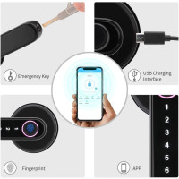 Laxre Serrure Intelligente Bluetooth à Empreinte Digitale: Sécurité et Simplicité pour Votre Maison