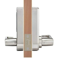 ETEKJOY 3-in-1 Digital Door Lock: Keypad, RFID, & Key Access - Secure Your Home Today!